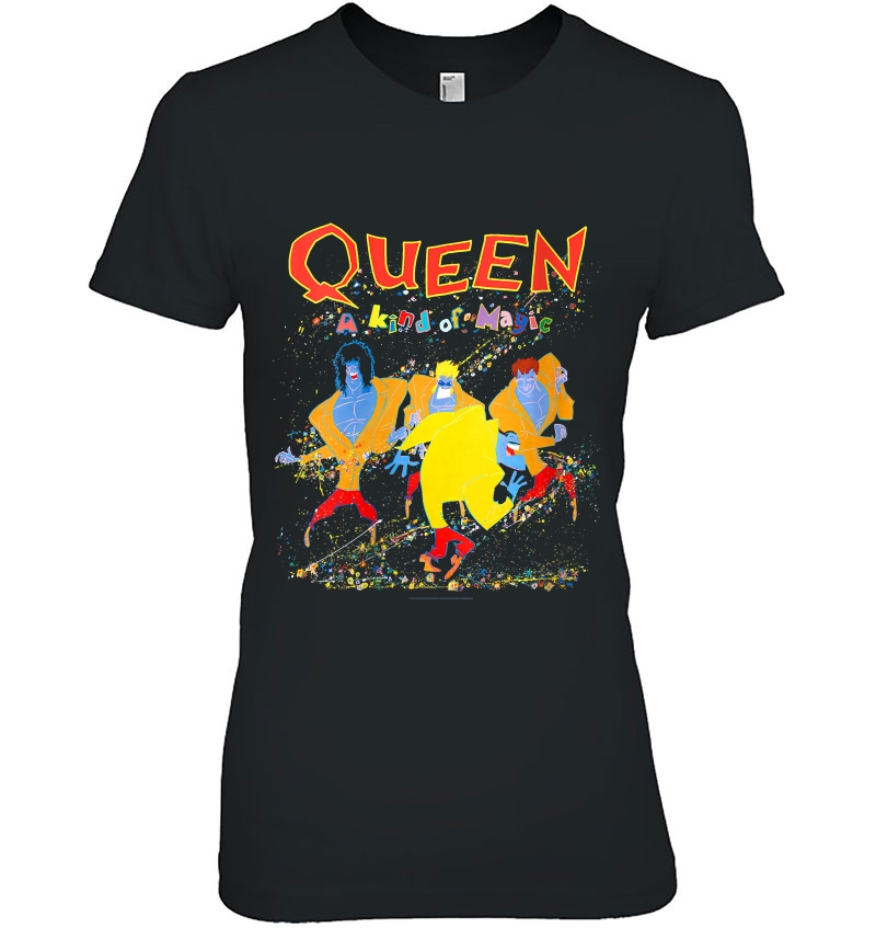 Womens Queen Official Kind Of Magic V-Neck Hoodie