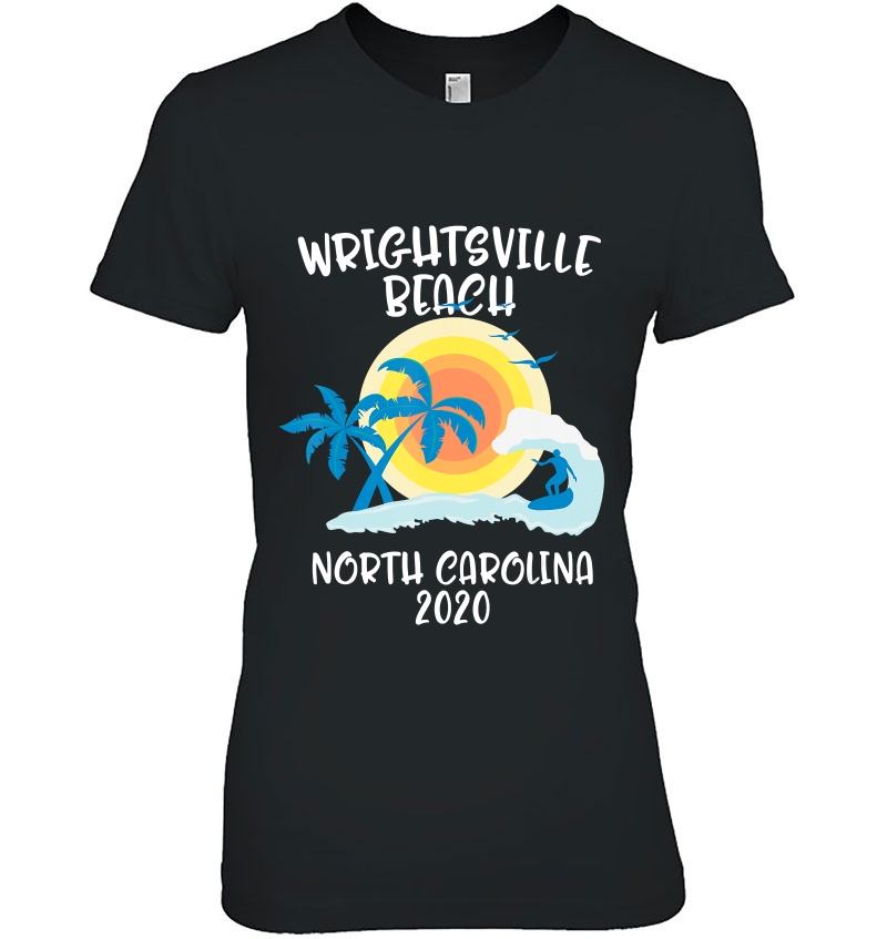 Wrightsville Beach North Carolina Vacation Surf Family Trip Hoodie