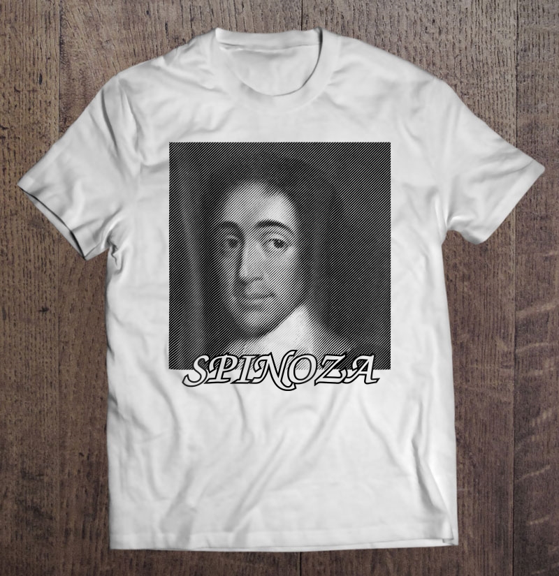 Baruch Spinoza Portrait Formed By Lines Shirt