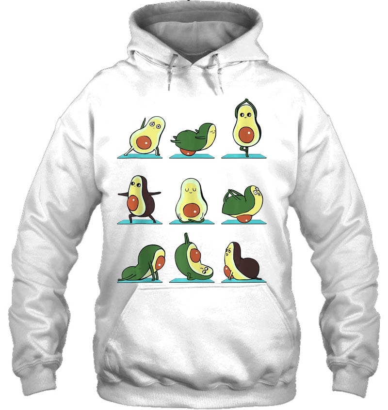 Avocado Yoga Funny Hoodie