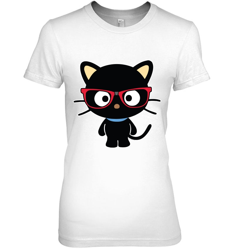 Chococat Nerd Glasses Pullover Ladies Tee