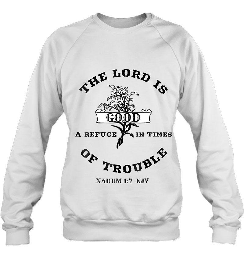 Christian Bible Scripture Verses Nahum 17 Ver2 Sweatshirt