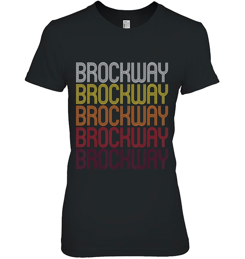 Brockway, Pa Vintage Style Pennsylvania Ladies Tee