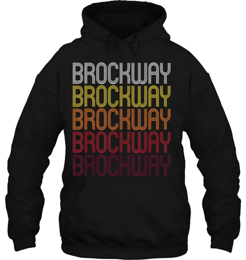Brockway, Pa Vintage Style Pennsylvania Hoodie