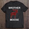 Brother Moose Red Plaid Buffalo Matching Family Pajama Tee