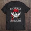 Captain Awesome Funny Halloween Pirate Skull Gift Tank Top Tee