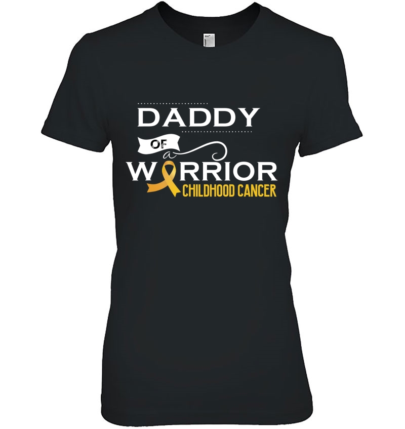 Childhood Cancer Awareness Daddy Of A Warrior Hoodie