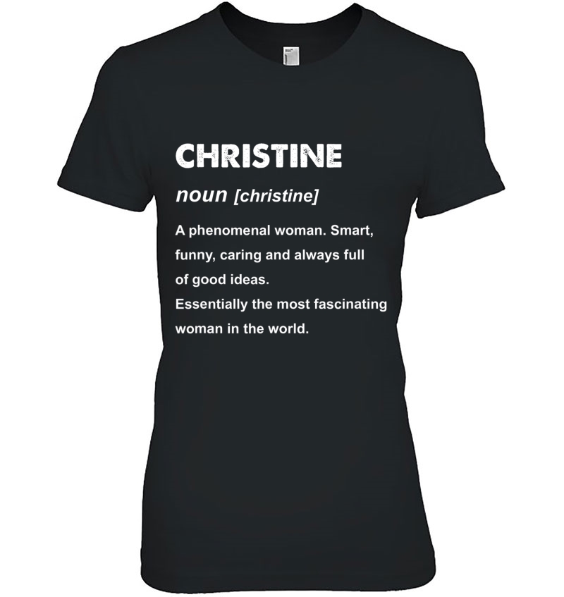 Christine Name Gift Hoodie