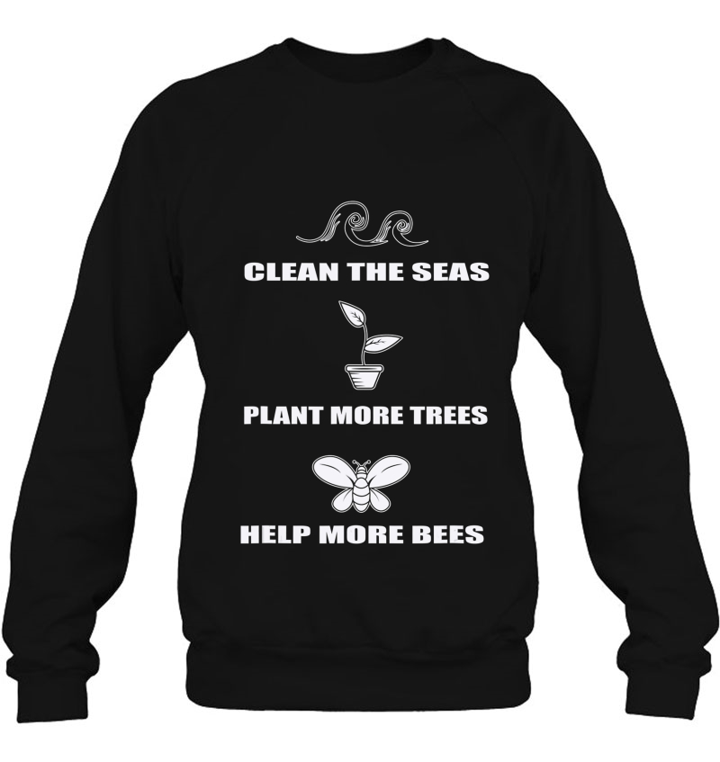 Clean The Seas Plant More Trees Help More Bees Mugs