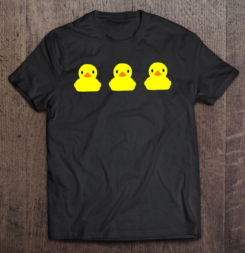 Cute Yellow Rubber Ducky Duck Simple Graphic S Pullover Shirt