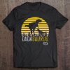 Dadasaurus Dad Dino, Father's Day Gifts Men Dinosaur Tee