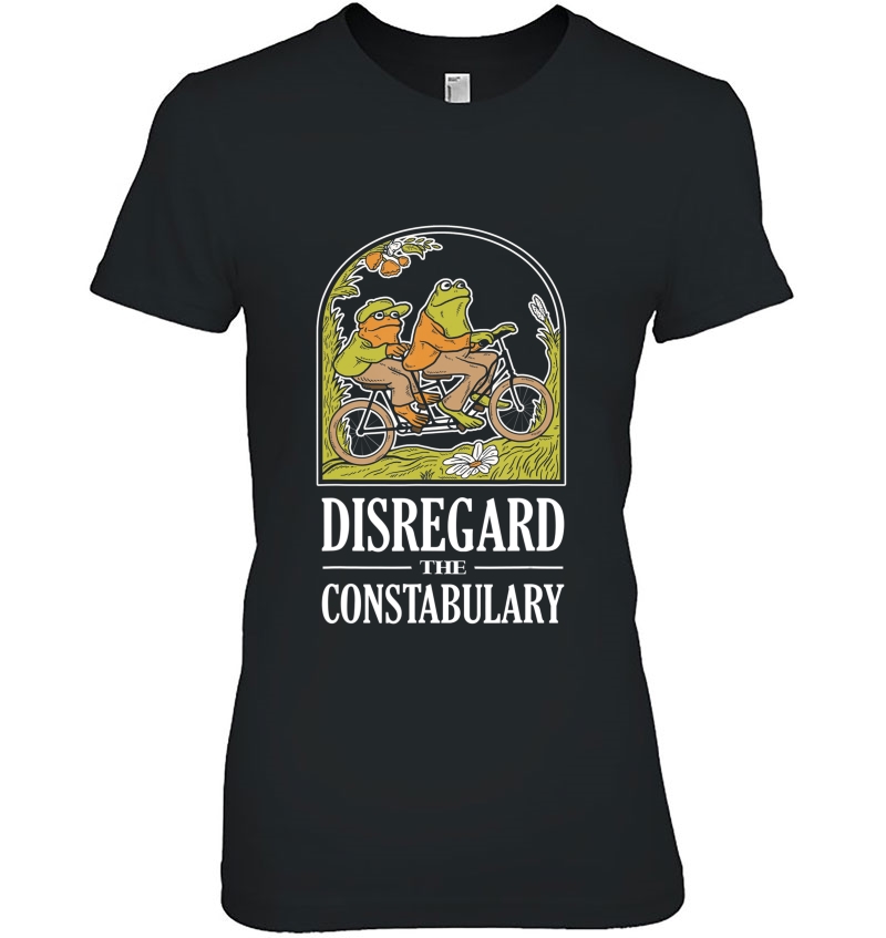 Disregard The Constabulary - Funny Frog Meme Police Hoodie