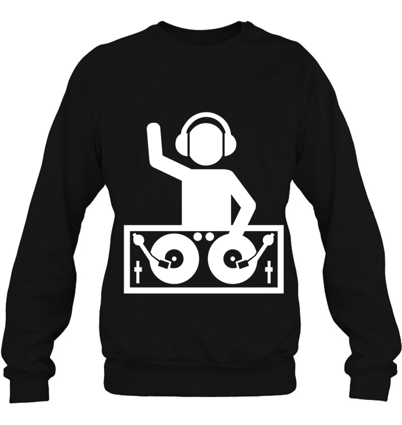 Dj With Turntables Pullover Mugs