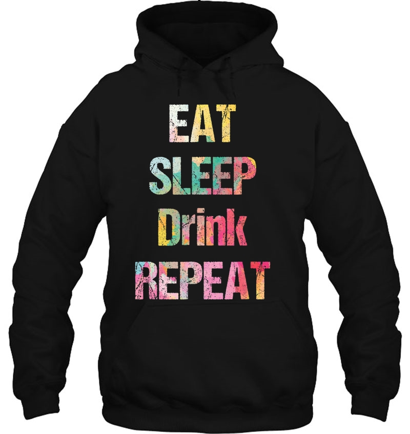 Eat Sleep Drink Repeat Colour Summer Festival Outfit Gift Mugs