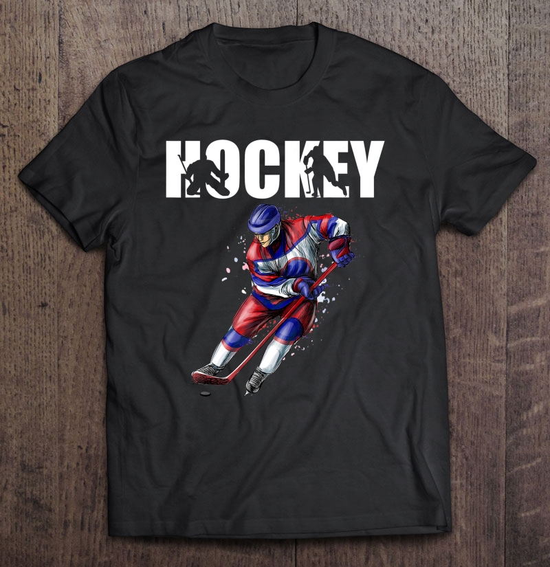 Eat Sleep Hockey Ice Hockey Player Gift Shirt