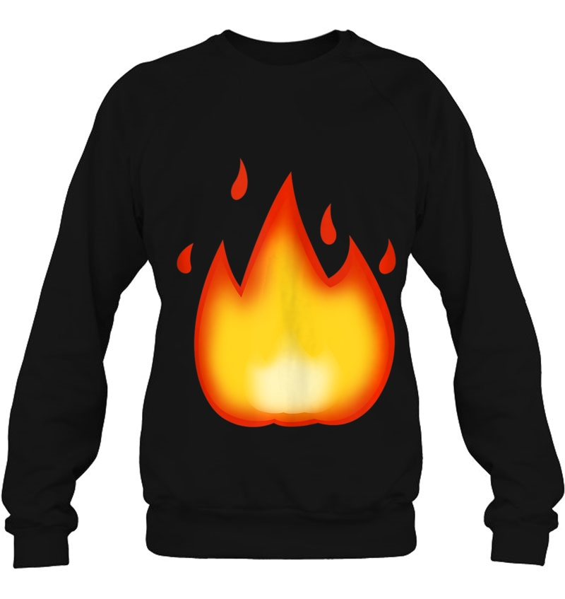 Emoji Fire Flame Hot Awesome, Exciting On Fire Emoticon Text Mugs