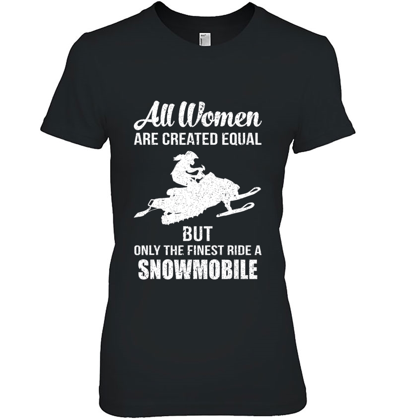 Female Snowmobile Gift Snowmobiling Sled Funny Snowmobile Hoodie