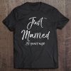 Funny 20Th Anniversary Gifts Cute Just Married 20 Years Ago Tee