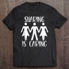 Funny Kinky Threesome Swinger Adult Humor Swinging Gift Tee