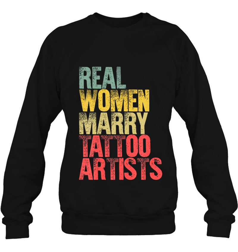 Funny Marriage Shirt Real Women Marry Tattoo Artists Bride Mugs