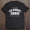 Gift For 40 Year Old Vintage Classic Car 1980 40Th Birthday Tee