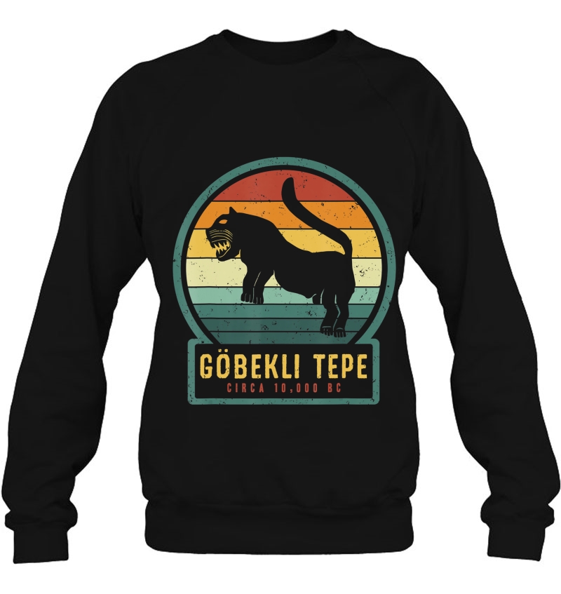 Gobekli Tepe Lion Large Cat Ancient Megalithic Structure Sweatshirt