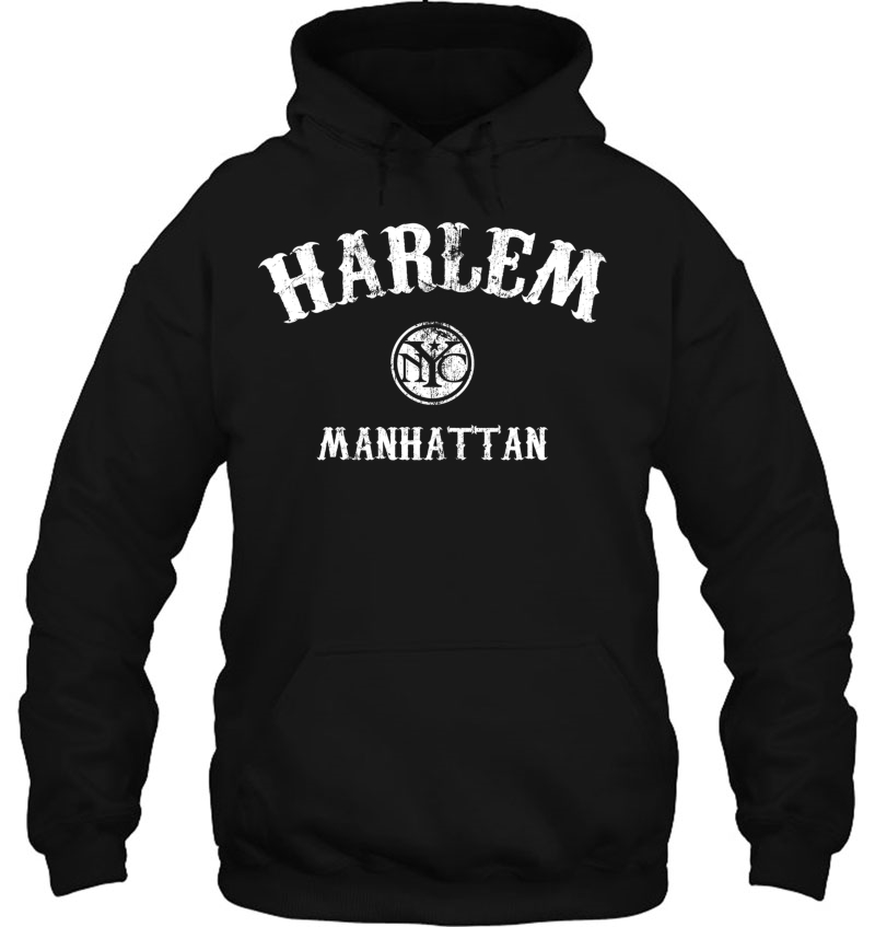Harlem Nyc Vintage Style New York Design Hoodie