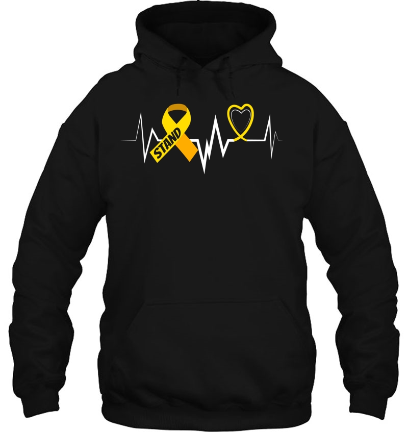 Heartbeat Products Sarcoma Ribbon Sarcoma Awareness Hoodie