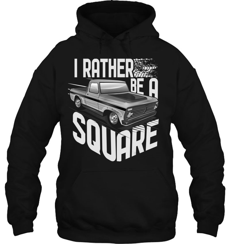 I Rather Be A Square Funny Squarebody Vintage Tee Mugs