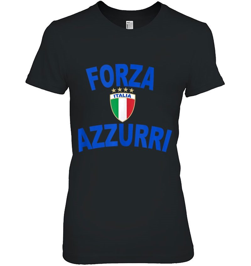 Italy Forza Azzurri Soccer Jersey Italia Flag Football Gift Tank Top Hoodie