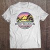 Retro Vintage Rocky Mountain Shirt National Park Raglan Baseball Tee