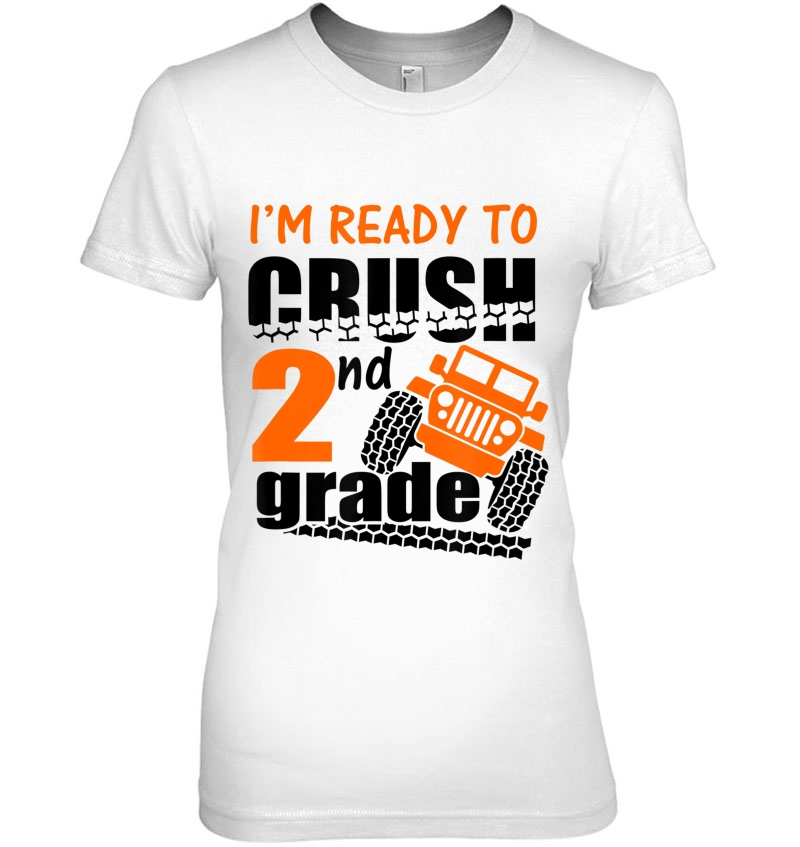 School - I'm Ready To Crush 2Nd Grade Hoodie