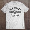 Uss Topeka Ssn 754 Attack Submarine Badge Vintage Tee