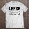 Womens Cool Lefse That's How Roll Funny Chef I Baking Fan Tee