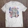 Womens She Has The Soul Of The Gypsy The Heart Of A Hippie Spirit Raglan Baseball Tee