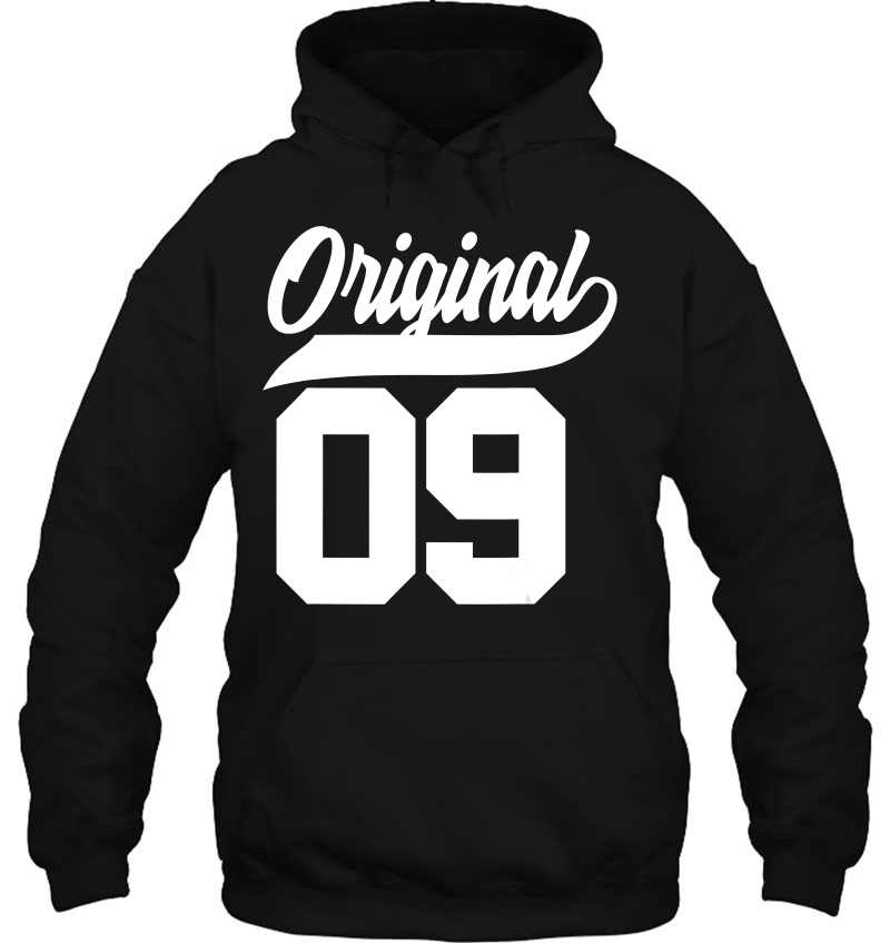 11Th Birthday Gift Boys Girls Original Vintage Born 2009 Ver2 Hoodie