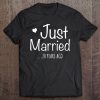 20Th Wedding Anniversary Gift Just Married 20 Years Ago 2000 Ver2 Tee