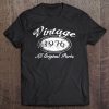 41St Birthday Gift Vintage 1976 All Original Parts Tee