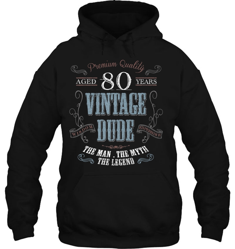 80Th Birthday Gift Idea For Vintage Dude 80 Years Old Mugs