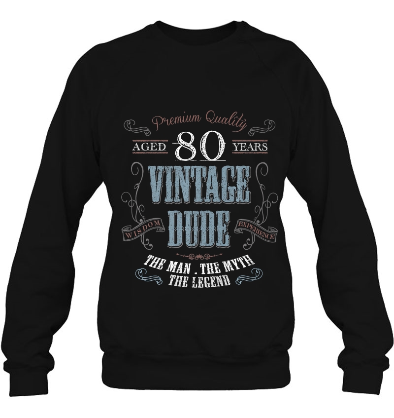 80Th Birthday Gift Idea For Vintage Dude 80 Years Old Mugs