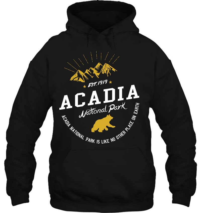 Acadia Us National Park Shirt Camping Maine Outdoor Hiking Mugs