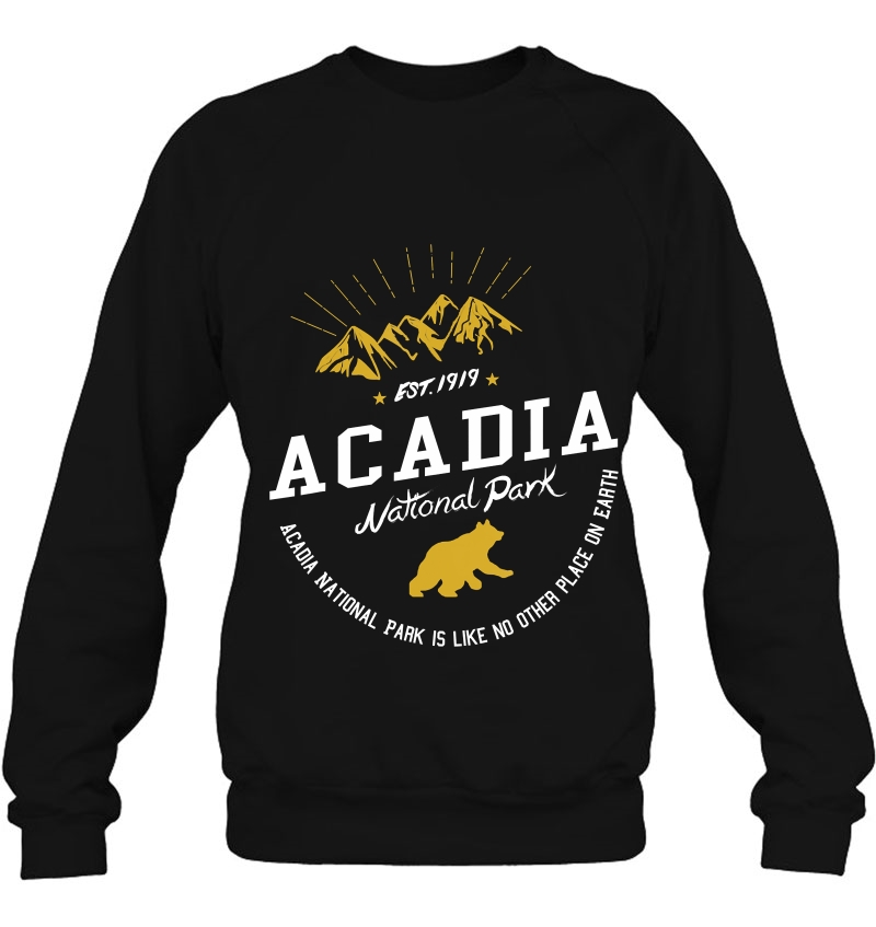 Acadia Us National Park Shirt Camping Maine Outdoor Hiking Mugs