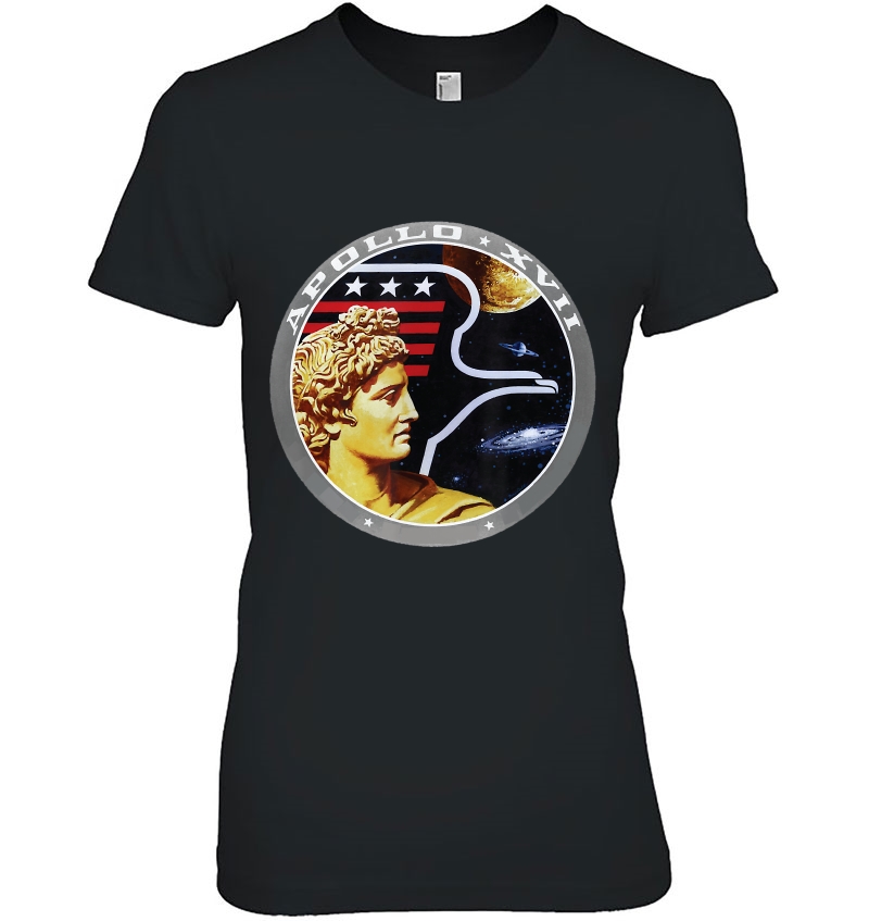Apollo 17 Nasa Mission Patch Space Gift Nasa Ladies Tee