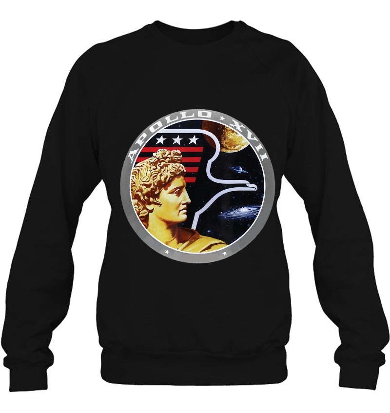 Apollo 17 Nasa Mission Patch Space Gift Nasa Sweatshirt