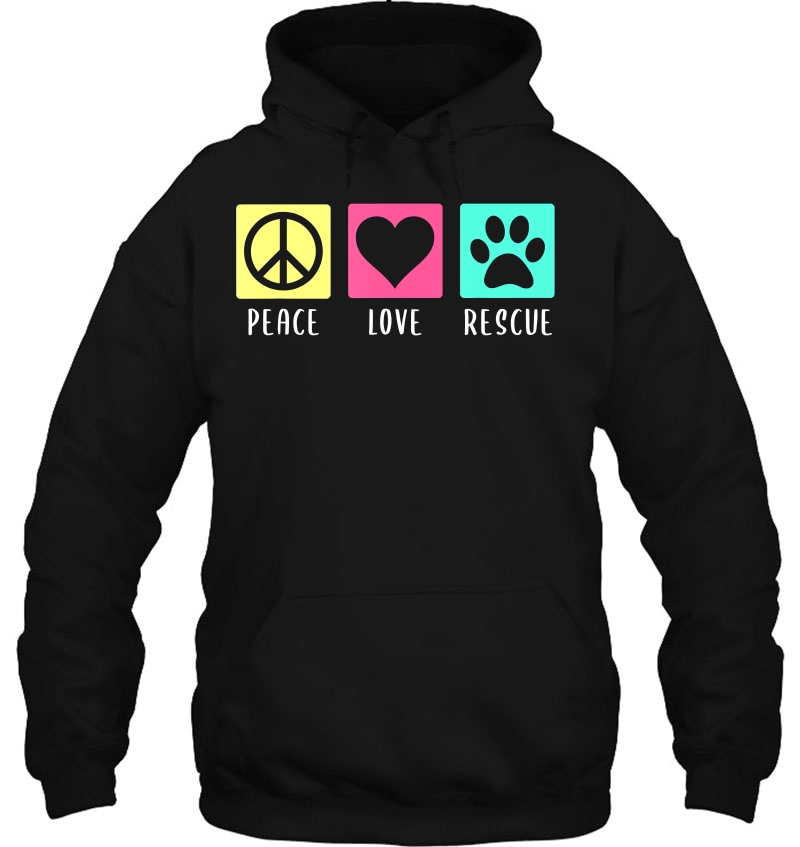 Arizona Small Dog Rescue - Peace Love Rescue Hoodie