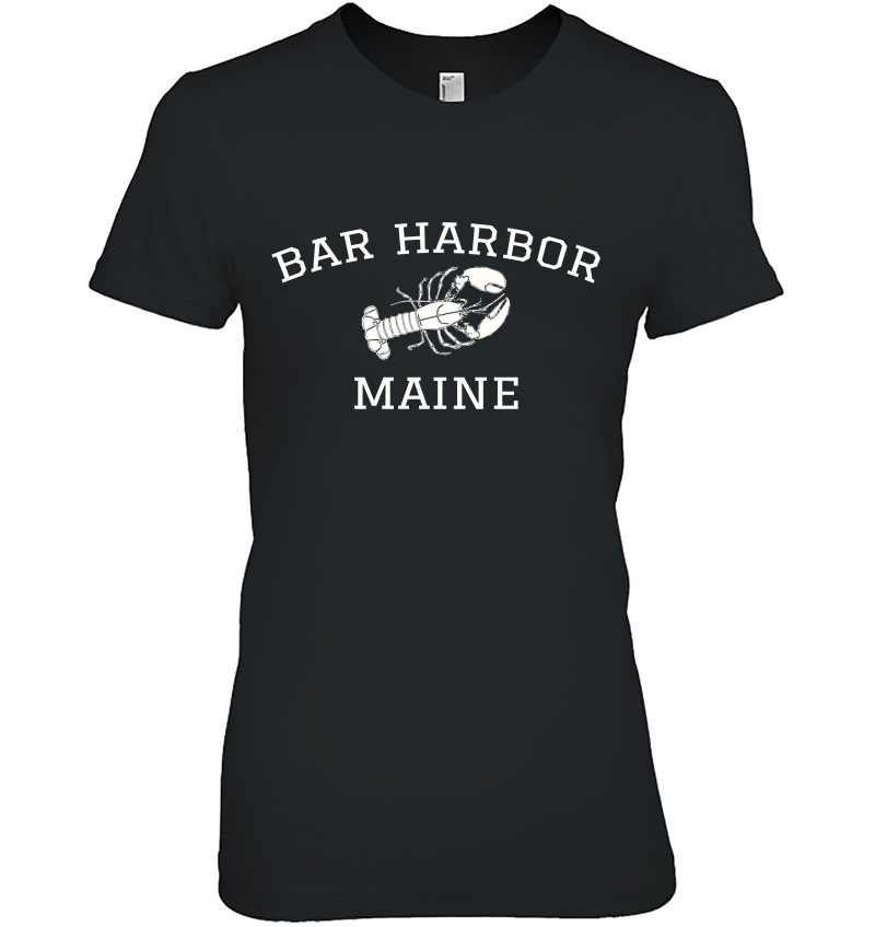Bar Harbor, Maine Lobster Graphic Ladies Tee