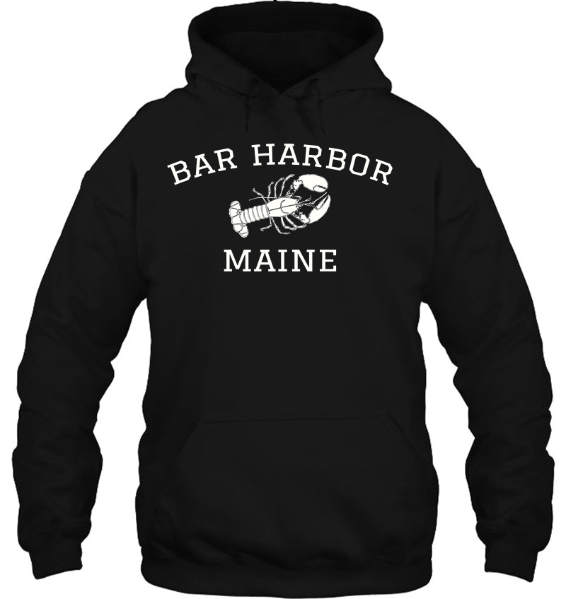 Bar Harbor, Maine Lobster Graphic Hoodie