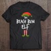 Beach Bum Elf Matching Family Christmas Group Party Pajama Tee