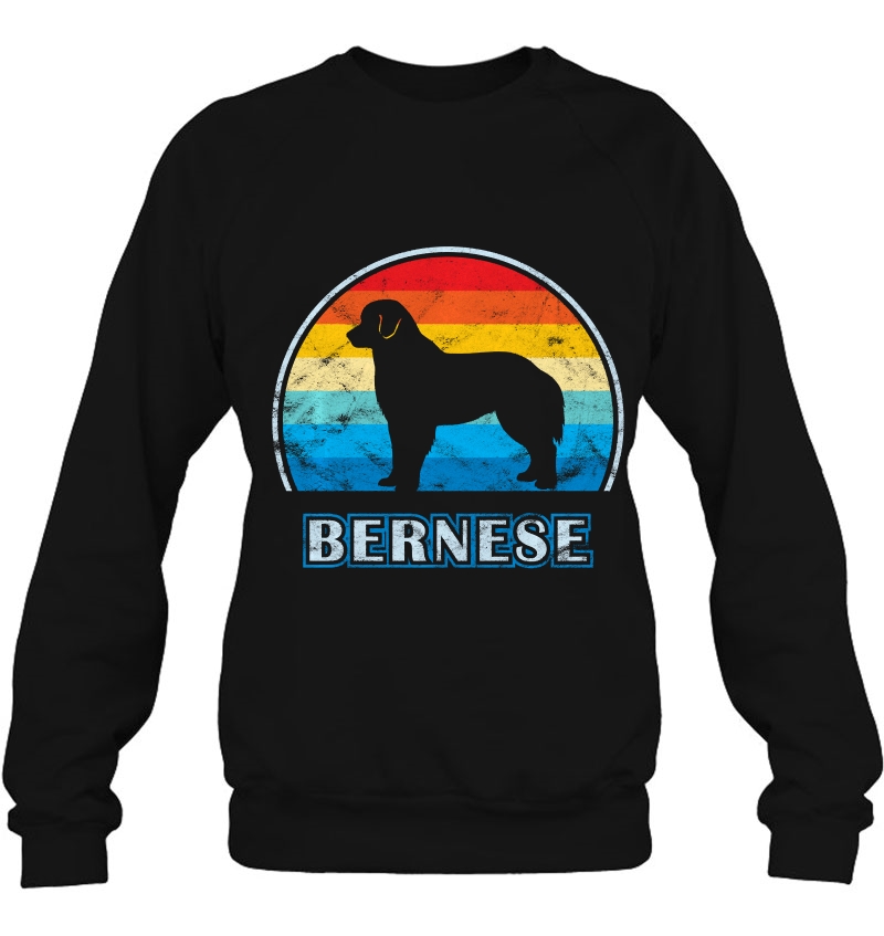 Bernese Mountain Dog Vintage Design Dog Sweatshirt