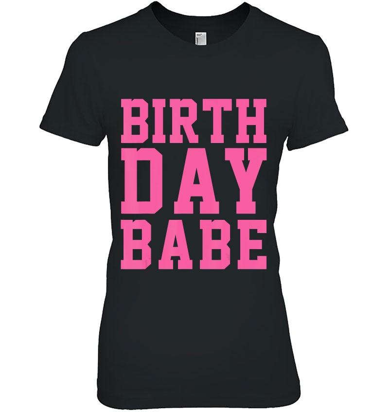 Birthday Babe Pink Cute Hoodie